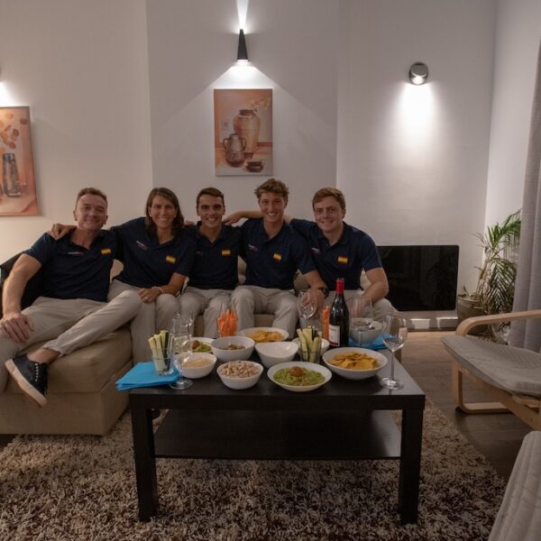 2019_Marseille_SailGP Grand Prix_Preparing Dinner for Russell Coutts